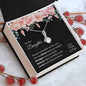 Gift for Daughter (from Mom & Dad) – “You Are Loved More Than You Know” Alluring Beauty Necklace
