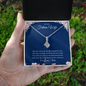 Gift for Girlfriend "The day I met you, my life changed forever.." Alluring Beauty Necklace