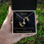 Gift for Grandmother "I know you love me since I was born..." Alluring Beauty Necklace