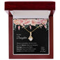 Gift for Daughter "We Love You, Mom and Dad" Alluring Beauty Necklace - Someone Said Gift