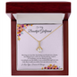 Gift for Girlfriend "Falling in Love with You" Alluring Beauty Necklace