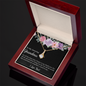 Gift for Grandmother "For all the times that I forgot to say thank you..." Alluring Beauty Necklace