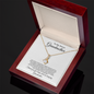 Gift for Grandmother "Thank you for being such an amazing Grandmother..." Alluring Beauty Necklace