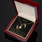 Gift for Grandmother "I know you love me since I was born..." Alluring Beauty Necklace