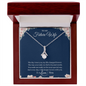 Gift for Girlfriend "The day I met you, my life changed forever.." Alluring Beauty Necklace