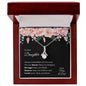 Gift for Daughter "We Love You, Mom and Dad" Alluring Beauty Necklace - Someone Said Gift