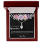 Gift for Grandmother "For all the times that I forgot to say thank you..." Alluring Beauty Necklace