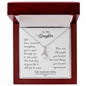 Gift for Daughter – “Your Best Days Are Still Ahead” Alluring Beauty Necklace
