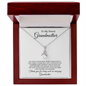 Gift for Grandmother "Thank you for being such an amazing Grandmother..." Alluring Beauty Necklace