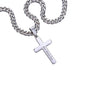 Gift for Dad "I will always look up to you…" Engraved Artisan Cross Necklace