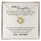 Gift for Daughter (from Mom) – “Always Have, Always Will” Love Knot Necklace