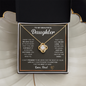 Gift for Daughter (from Dad) – “Aim for the Skies” Love Knot Necklace