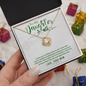 Gift for Daughter (from Mom) – “You're Capable of Anything” Love Knot Necklace