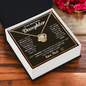 Gift for Daughter (from Dad) – “Aim for the Skies” Love Knot Necklace