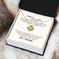 Gift for Daughter from Mom – “Always Have, Always Will” Love Knot Necklace