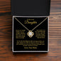 Gift for Daughter (from Mom) – “You Are More Than Enough” Love Knot Necklace