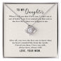 Gift for Daughter from Mom – “Always Have, Always Will” Love Knot Necklace