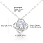 Gift for Daughter from Mom – “Always Have, Always Will” Love Knot Necklace
