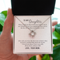 Gift for Daughter (from Mom) – “Always Have, Always Will” Love Knot Necklace