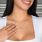Gift for Daughter – “Strength Comes From Overcoming” Love Knot Necklace