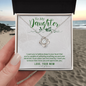 Gift for Daughter (from Mom) – “You're Capable of Anything” Love Knot Necklace