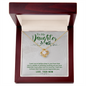 Gift for Daughter (from Mom) – “You're Capable of Anything” Love Knot Necklace