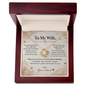 To My Wife – This Is the Life I Wanted – Love Knot Necklace
