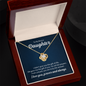 Gift for Daughter‑in‑Law (from Mom) – “Life Gave Me the Gift of You” Love Knot Necklace