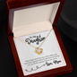 Gift for Daughter (from Mom) – “Be the Woman I Know You Can Be” Love Knot Necklace