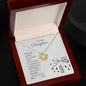 Gift for Daughter – “Strength Comes From Overcoming” Love Knot Necklace