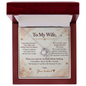 To My Wife – This Is the Life I Wanted – Love Knot Necklace