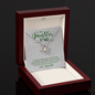 Gift for Daughter (from Mom) – “You're Capable of Anything” Love Knot Necklace