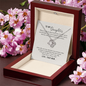 Gift for Daughter (from Mom) – “Always Have, Always Will” Love Knot Necklace