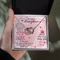 Gift for Daughter (from Mom) – “You Will Always Be My Baby Girl” Interlocking Hearts Necklace