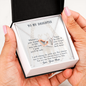 Gift for Daughter (from Mom) – “Heart to Heart, Always” Interlocking Hearts Necklace