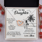 Gift for Daughter (from Mom) – “I'll Always Be With You” Interlocking Hearts Necklace