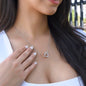 To My Sister From Your Sister – Best Friends by Choice - Interlocking Hearts Necklace