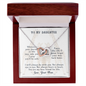 Gift for Daughter (from Mom) – “Heart to Heart, Always” Interlocking Hearts Necklace