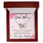 "I'd choose you as a friend..." Interlocking Hearts Necklace - Gift for Mom