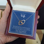 Gift for Wife – “Forever and Always” Interlocking Hearts Necklace
