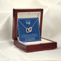 Gift for Wife – “Forever and Always” Interlocking Hearts Necklace