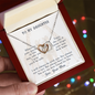 Gift for Daughter (from Mom) – “Heart to Heart, Always” Interlocking Hearts Necklace