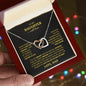 Gift for Daughter "Never forget that I love you..." Interlocking Hearts Necklace - Someone Said Gift