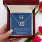 Gift for Wife – “Forever and Always” Interlocking Hearts Necklace