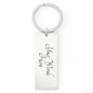 “When God Was Handing Out Dads, He Saved the Best One for Me” Engraved Rectangle Keychain – Gift for Dad