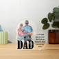 Gift for Dad (from Daughter) – “I Am So Blessed to Have You” Heart Acrylic Block