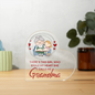 Gift for Grandma (from Granddaughter) – “She Calls Me Grandma” Heart‑Shaped Acrylic Block