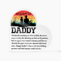 Gift for Dad (from Son) – “Thanks for Teaching Me How to Fish” Heart Acrylic Block