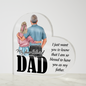 Gift for Dad (from Daughter) – “I Am So Blessed to Have You” Heart Acrylic Block