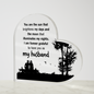 Gift for Husband – “You Are the Sun and the Moon” Heart Acrylic Block